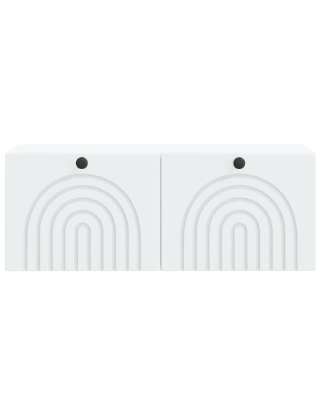 Mobile Porta TV da Muro Bianco 78,5 x 31 x 30 cm