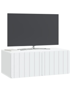 Mobile Porta TV da Muro Bianco 78,5 x 41 x 30 cm 2