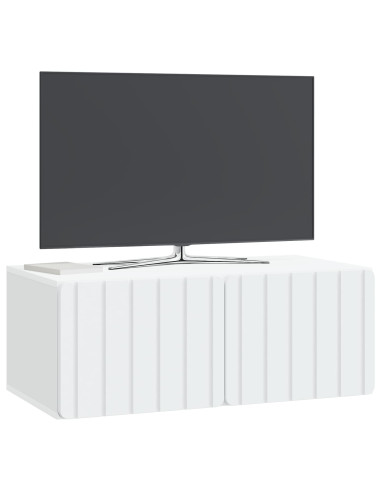 Mobile Porta TV da Muro Bianco 78,5 x 41 x 30 cm