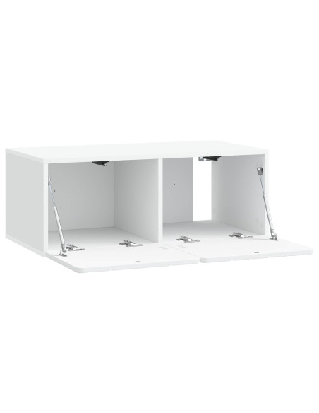 Mobile Porta TV da Muro Bianco 78,5 x 41 x 30 cm