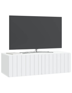 Mobile Porta TV da Muro Bianco 98 x 41 x 30 cm 2