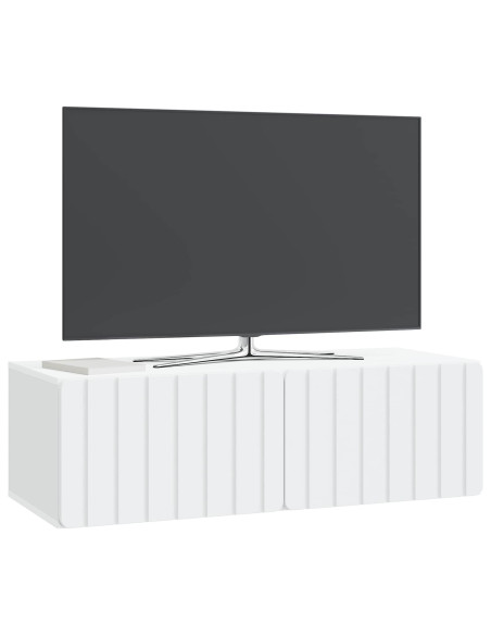 Mobile Porta TV da Muro Bianco 98 x 41 x 30 cm