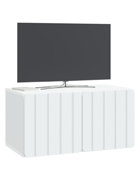 Mobile Porta TV da Muro Bianco 59,5 x 31 x 30 cm
