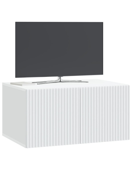 Mobile Porta TV da Muro Bianco 59,5 x 41 x 30 cm