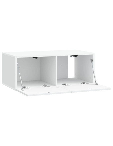 Mobile Porta TV da Muro Bianco 78,5 x 41 x 30 cm
