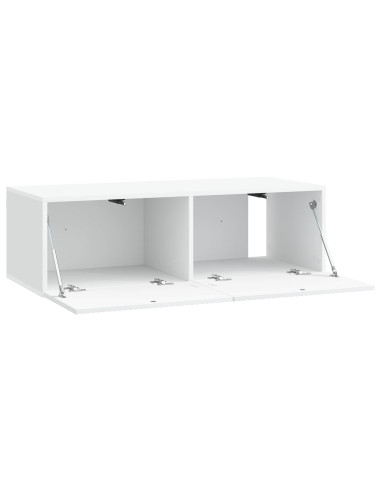 Mobile Porta TV da Muro Bianco 98 x 41 x 30 cm