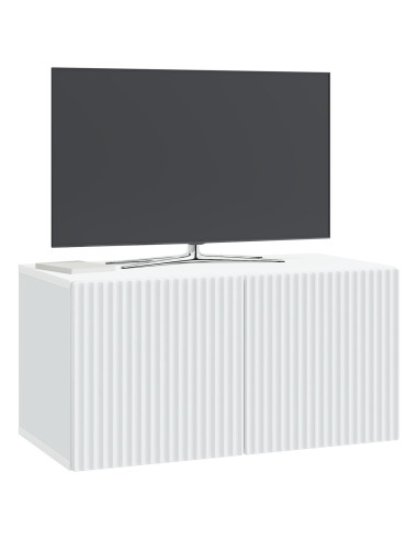 Mobile Porta TV da Muro Bianco 59,5 x 31 x 30 cm
