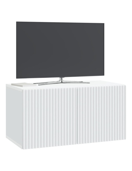 Mobile Porta TV da Muro Bianco 59,5 x 31 x 30 cm