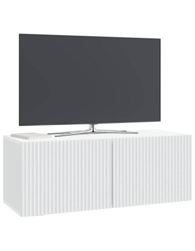 Mobile Porta TV da Muro Bianco 78,5 x 31 x 30 cm