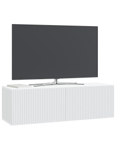 Mobile Porta TV da Muro Bianco 98 x 31 x 30 cm 2