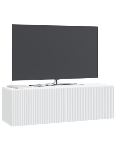 Mobile Porta TV da Muro Bianco 98 x 31 x 30 cm