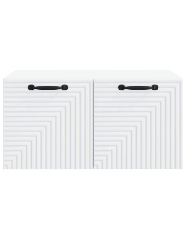 Mobile Porta TV da Muro Bianco 59,5 x 41 x 30 cm