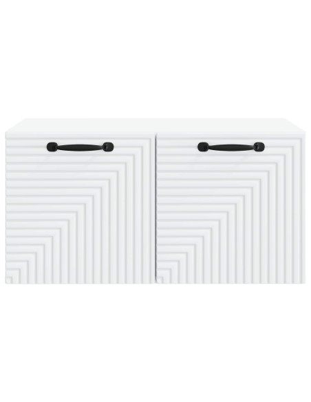 Mobile Porta TV da Muro Bianco 59,5 x 41 x 30 cm