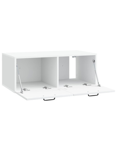 Mobile Porta TV da Muro Bianco 78,5 x 41 x 30 cm