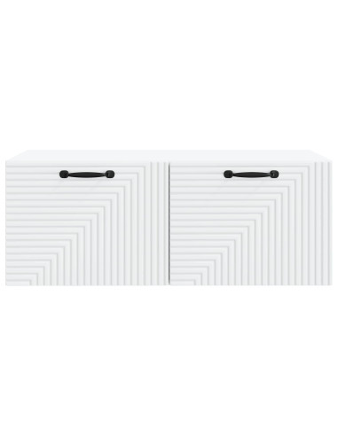 Mobile Porta TV da Muro Bianco 78,5 x 41 x 30 cm