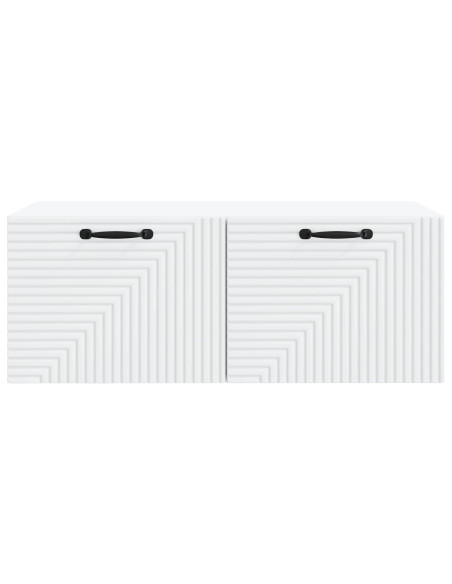 Mobile Porta TV da Muro Bianco 78,5 x 41 x 30 cm