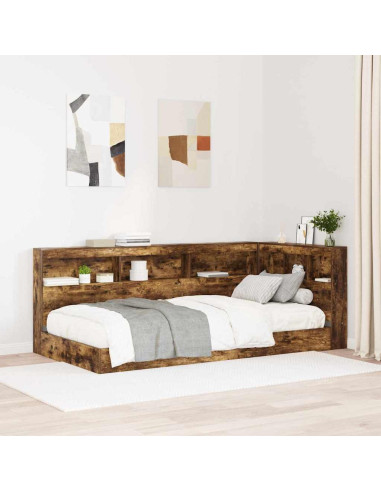 Testata contenitore Rovere fumé 100 cm Legno multistrato