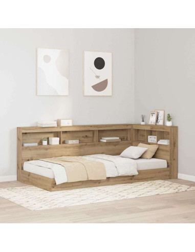 Testata contenitore Rovere artigianale 100 cm Legno multistrato