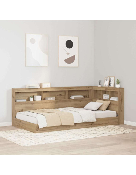 Testata contenitore Rovere artigianale 100 cm Legno multistrato