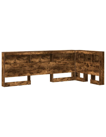 Testata contenitore Rovere fumé 100 cm Legno multistrato