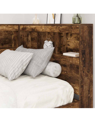 Testata contenitore Rovere fumé 100 cm Legno multistrato