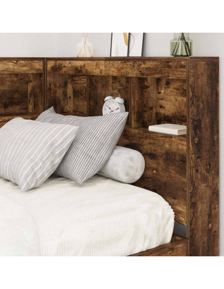 Testata contenitore Rovere fumé 100 cm Legno multistrato
