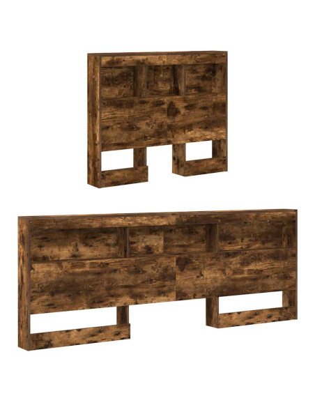 Testata contenitore Rovere fumé 100 cm Legno multistrato