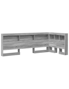 Testata contenitore Grigio Sonoma 100 cm Legno multistrato 2
