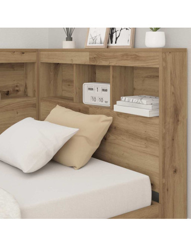 Testata contenitore Rovere artigianale 100 cm Legno multistrato