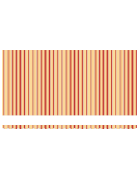 Tessuto per Tenda Giallo e Arancione 600 × 300 cm Poliestere