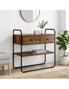 Tavolo consolle Rovere Fumo 80 x 40 x 75 cm