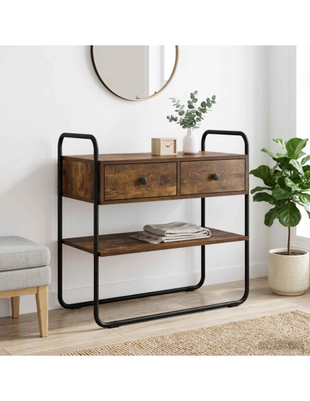 Tavolo consolle Rovere Fumo 80 x 40 x 75 cm