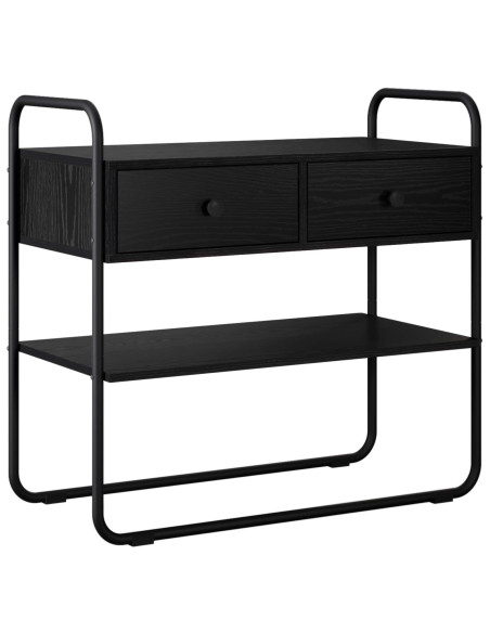 Tavolo consolle Rovere Nero 80 x 40 x 75 cm