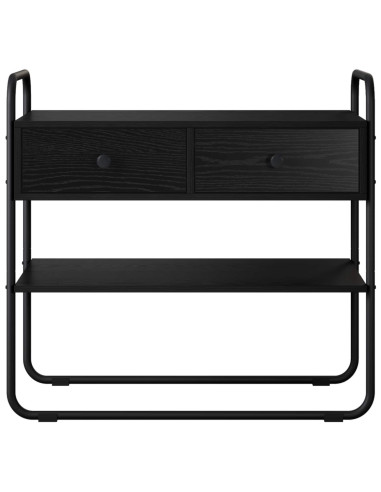 Tavolo consolle Rovere Nero 80 x 40 x 75 cm