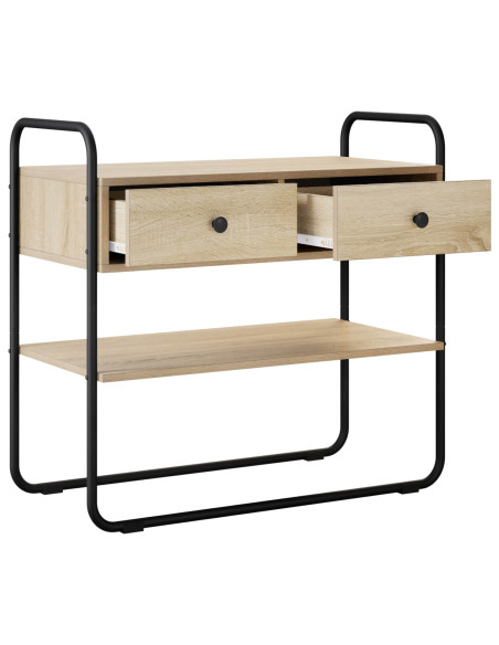 Tavolo consolle Rovere Sonoma 80 x 40 x 75 cm