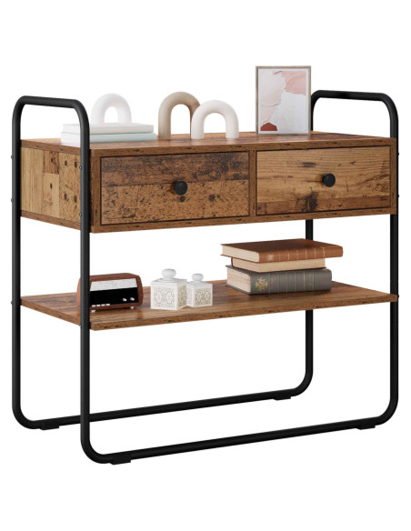 Tavolo consolle Legno antico 80 x 40 x 75 cm