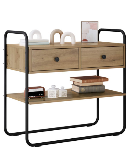 Tavolo consolle Rovere Artigianale 80 x 40 x 75 cm