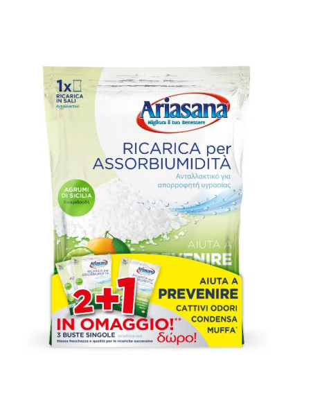 ARIASANA RICARICA SALI AGRUMI 450G