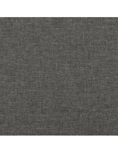 Materasso Molle Insacchettate Rigidità Media Grigio Scuro 183x213x20 cm California King Tessuto