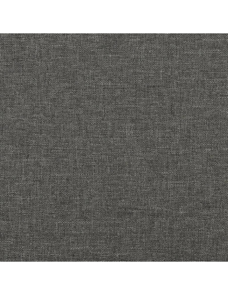 Materasso Molle Insacchettate Rigidità Media Grigio Scuro 183x213x20 cm California King Tessuto