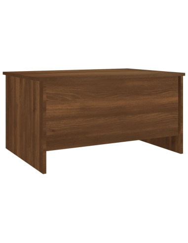 Tavolino Salotto Rovere Marrone 80x55,5x41,5 Legno Multistrato