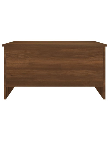 Tavolino Salotto Rovere Marrone 80x55,5x41,5 Legno Multistrato