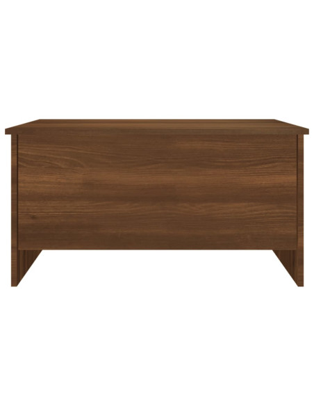 Tavolino Salotto Rovere Marrone 80x55,5x41,5 Legno Multistrato