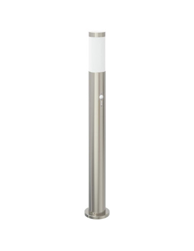 Lampada a paletto con sensore 80 cm Acciaio Inox IP44