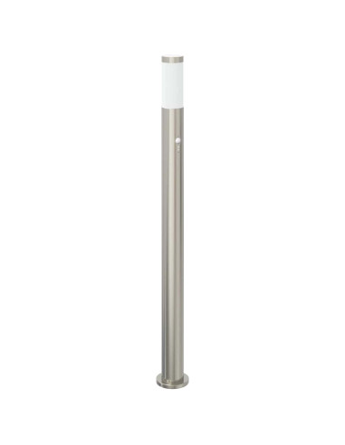 Lampada a paletto con sensore 110 cm Acciaio Inox IP44