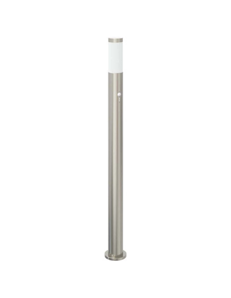 Lampada a paletto con sensore 110 cm Acciaio Inox IP44