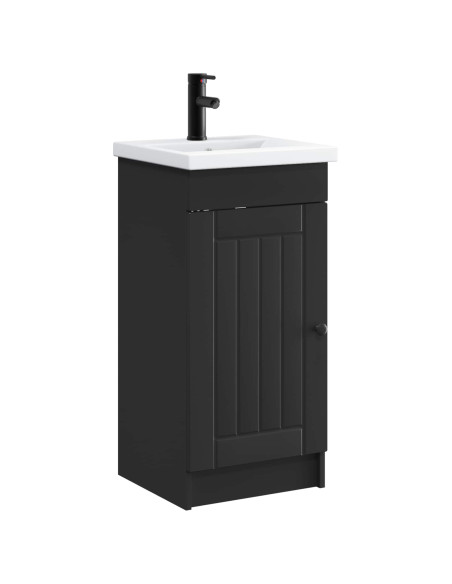 Mobile da bagno con lavabo Nero 42 x 40 x 84,5 cm