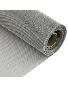 Rete per schermatura 100 x 1000 cm 30 Mesh Argento 2