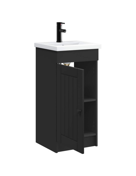 Mobile da bagno con lavabo Nero 42 x 40 x 84,5 cm