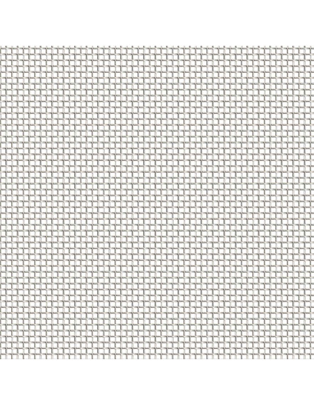 Rete per schermatura 100 x 1000 cm 30 Mesh Argento